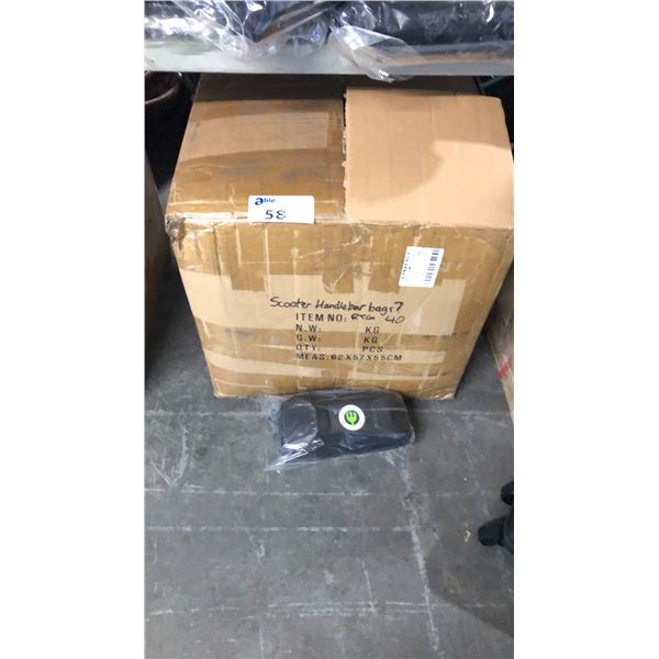 BOX OF RTG SCOOTER HANDLEBAR BAGS