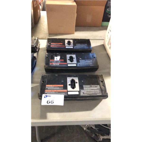 3 SEGWAY BATTERIES CONDITION UNKNOWN