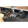 Image 1 : LOT OF MISC PARTS INCL ASSORTED FORKS AND WHEELS