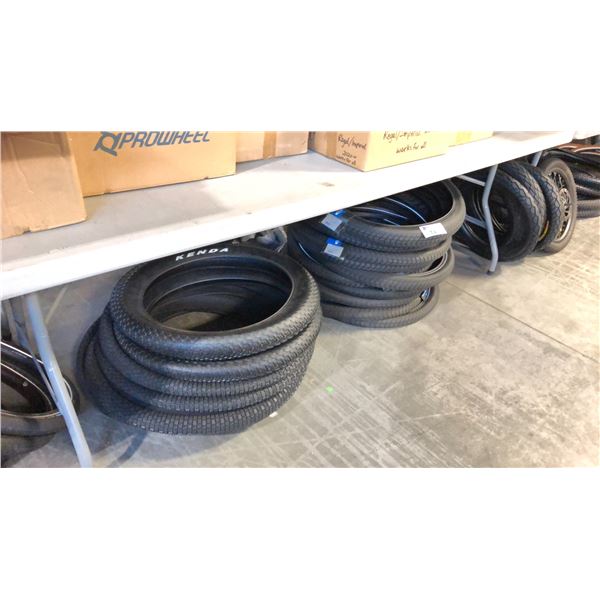 LOT OF ASSORTED BIKE TIRES