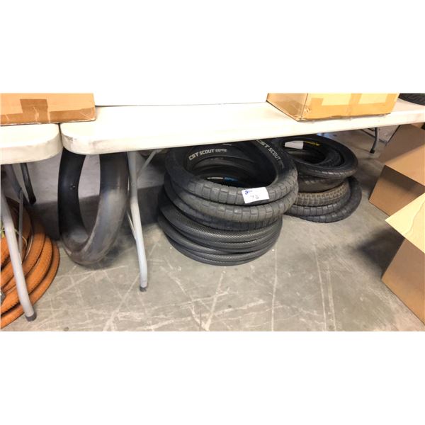 LOT OF ASSORTED BIKE TIRES