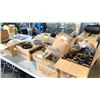 Image 1 : 8 BOXES OF BICYCLE PARTS INCL FOLDING STEM, CRANK SET AND MORE