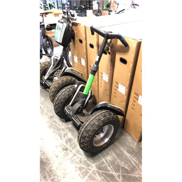 BLACK SEGWAY XT TWO-WHEELED SELF-BALANCING FORMER RENTAL PERSONAL TRANSPORT UNIT