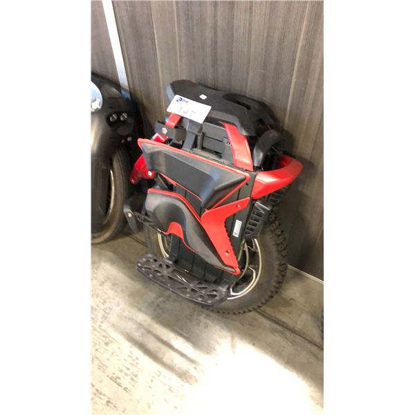 BLACK/RED KINGSONG OFF-ROAD ELECTRIC MONO SCOOTER - NO CHARGER