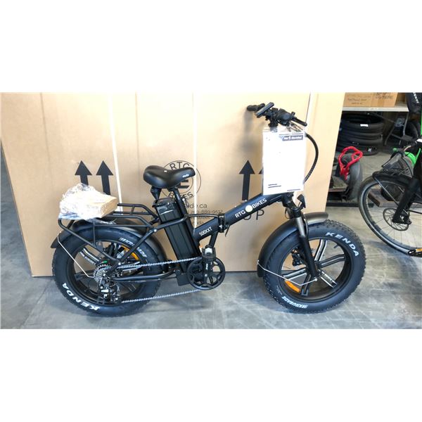 BLACK RTG 500XXT 7-SPEED ELECTRIC BIKE