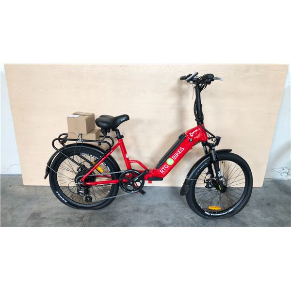 RED FOX 24 FRONT SUSPENSION 8-SPEED FOLDING ELECTRIC BIKE