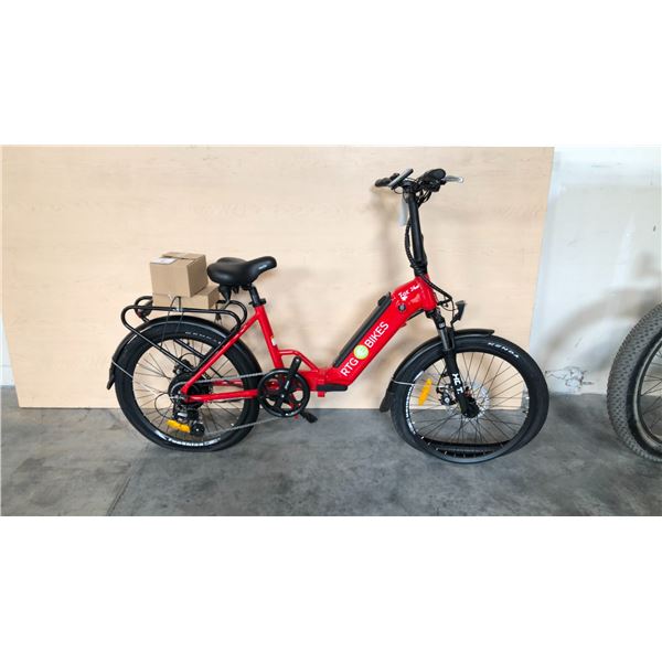 RED FOX 24 FRONT SUSPENSION 8-SPEED FOLDING ELECTRIC BIKE