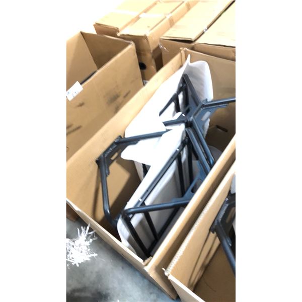 BOX OF BLACK REAR WIDE BIKE RACKS