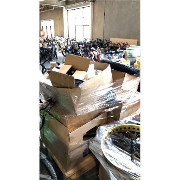 PALLET OF BIKE PARTS AND MORE - MUST TAKE ALL