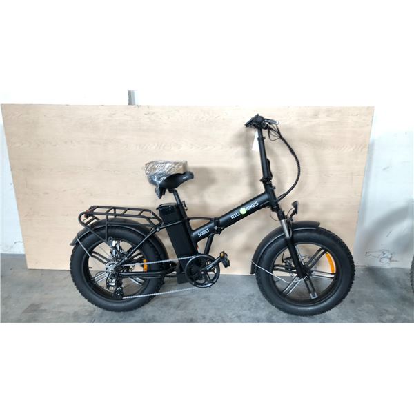 BLACK RTG 500XT FRONT SUSPENSION 7-SPEED FOLDING ELECTRIC FAT TIRE BIKE