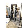 Image 3 : DISASSEMBLED COMMERCIAL RACKING UNITS W/ WIRE SHELVES, METRO STYLE SHELVES AND 2 TABLES