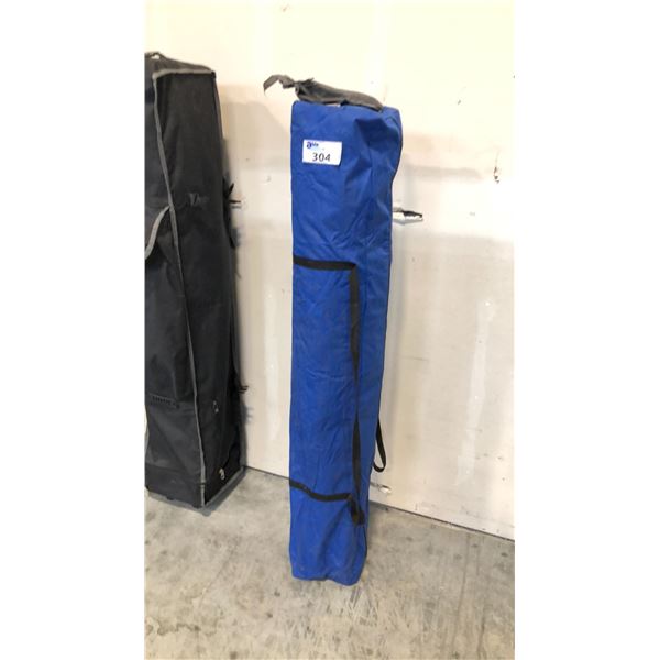 BLUE POPUP TENT W/ BAG APPROX 10' X 10' FT