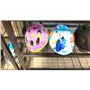 Image 2 : 3 ASSORTED CHILD'S SIZE AND 1 ADULT SIZE BICYCLE HELMETS