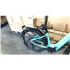 Image 2 : LIGHT BLUE MTS MAX 10-SPEED ELECTRIC BICYCLE WITH CHARGER, KEYS AND PEDALS (IN BOX) *WITH BATTERY*