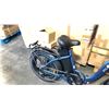 Image 2 : DARK BLUE 500XT 7-SPEED ELECTRIC BICYCLE WITH BATTERY, CHARGER, KEYS AND PEDALS (IN BOX)