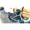 Image 2 : LIGHT BLUE 500XT 7-SPEED ELECTRIC BICYCLE WITH BATTERY, CHARGER KEYS AND PEDALS (IN BOX)