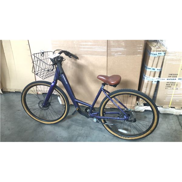 PURPLE NORCO 6061 ALUMINUM 9-SPEED CITY BIKE