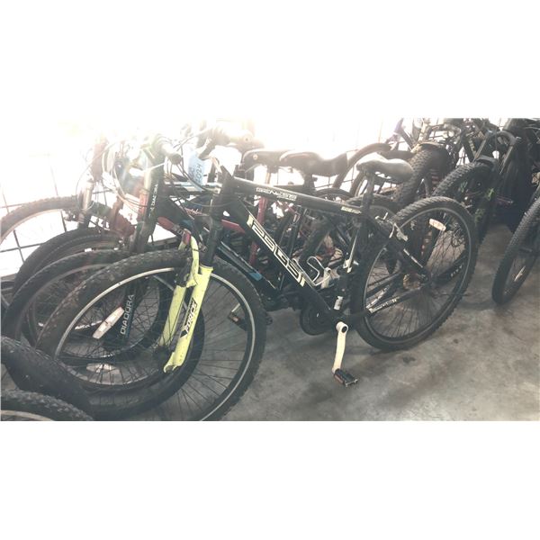 5 ASSORTED BIKES INCL NORTH STAR, DIADORA, GENESIS, GIANT AND AVIGO MOUNTAIN BIKES
