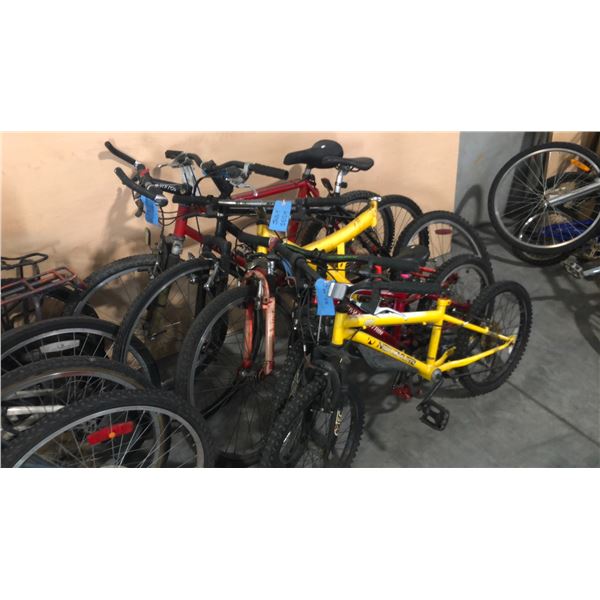 5 ASSORTED BIKES INCL NAKAMURA, ROCKY MOUNTAIN, NORCO SCRAMBLER, TREK ALUMINUM