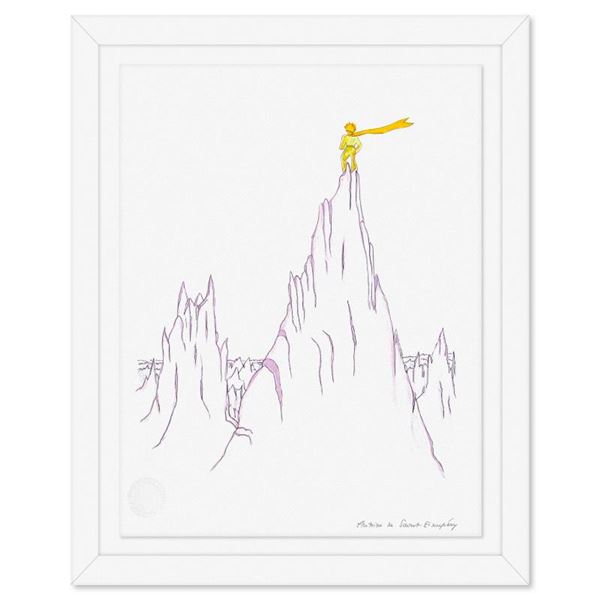 The Little Prince On A High Mountain by Antoine de Saint-Exupery (1900-1944)