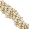 Image 4 : 18k Yellow Gold Lion Head Clasp 30" Fresh Water Pearl Multi Strand Necklace