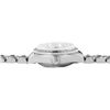 Image 5 : Rolex Ladies Stainless Steel Black Index Dial Diamond And Emerald Bezel Date Wri