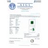 Image 4 : 9.48 ctw Emerald and 1.77 ctw Diamond Platinum Ring