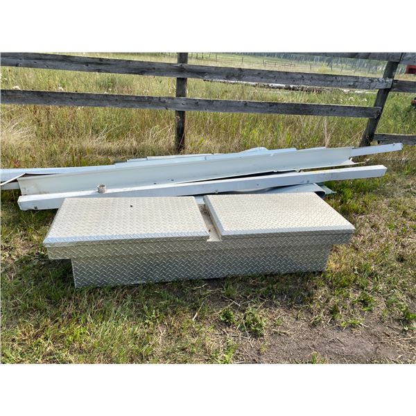 Alum. tool box, sheeting etc.