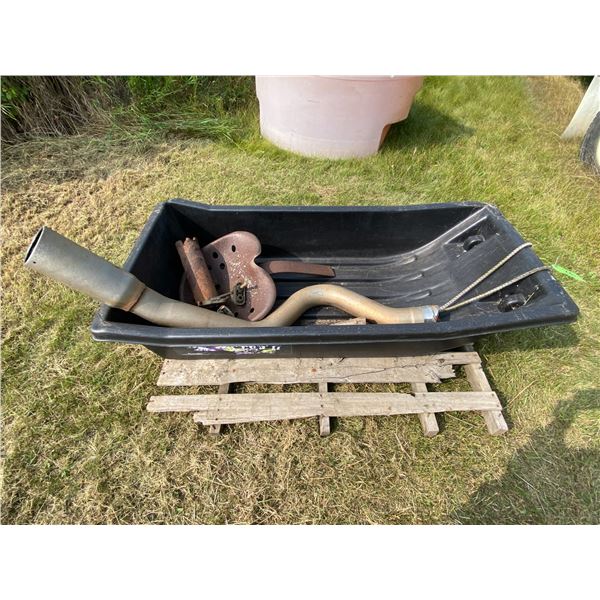 Calf Sled c/w Seat & Exhaust Pipe