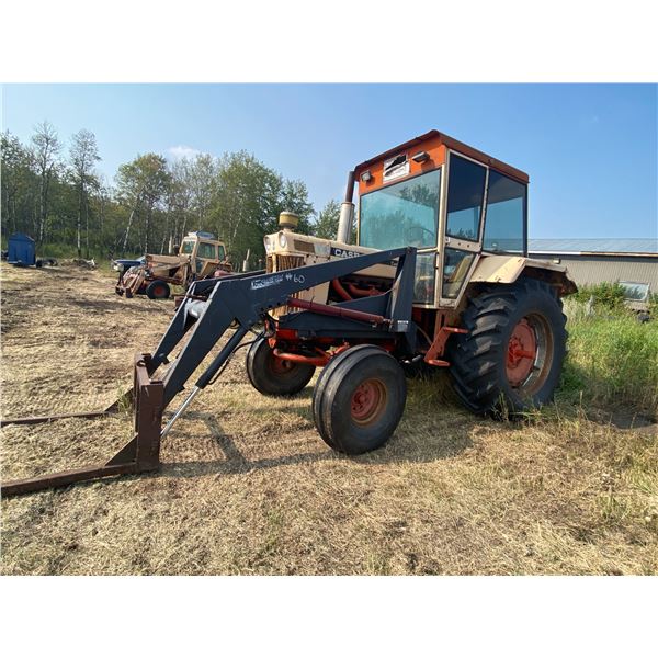 Case 930 Tractor c/w Ezee On Loader, Not Running, Sold As Is