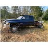 Image 1 : Blue Dodge Ext. Cab Dually 3500 Diesel 4x4, Not Running, #463874
