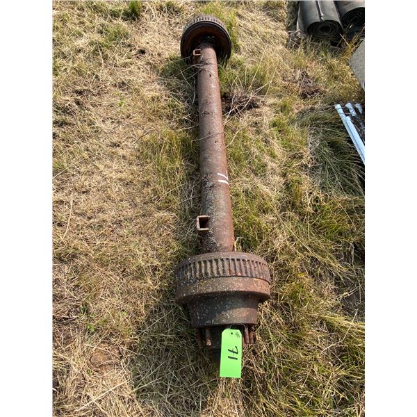 Heavy Duty Axle & Misc. Steel