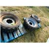 Image 1 : 3-Bobcat Tires & Rims - 2 are Solid Rubber