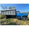 Image 1 : Blue GMC GRAIN TRUCK V8 STANDARD c/w box and hoist not running JGDL7D184CV592117