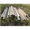 Image 1 : (Selling all together) 2- Piles of fence posts, Buyer responsible to load