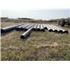Image 2 : 13- Joints of Heavy plastic pipe approx. 9in and from 8 to 10 ft long