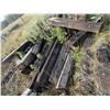 Image 2 : Lot of RR ties, cement blocks, 2x4's, misc. lumber