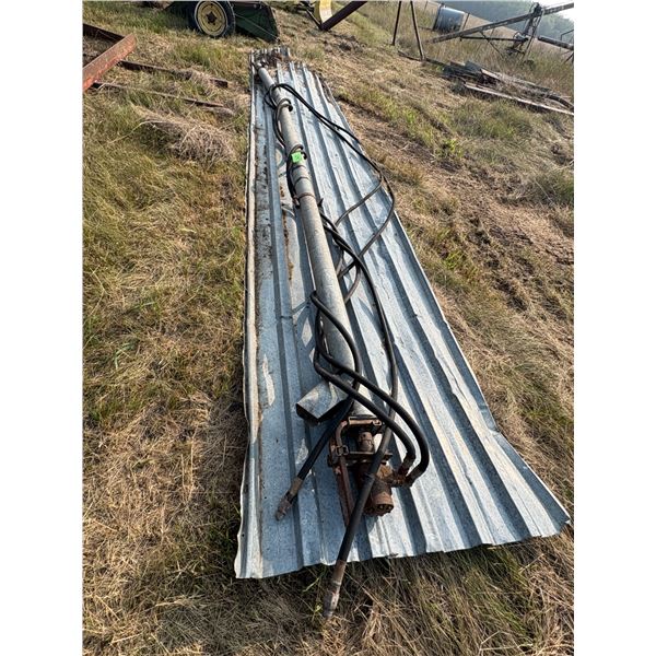 Hyd drive auger, metal clad & 3- cement cribbing’s