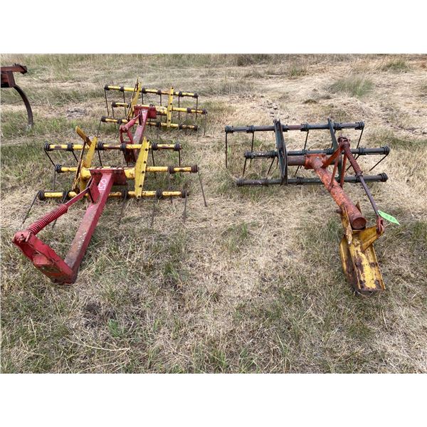 3 sections of tine harrows