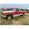 Image 1 : Red and white reg cab Chev sold for parts V8 auto