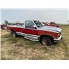 Image 2 : Red and white reg cab Chev sold for parts V8 auto