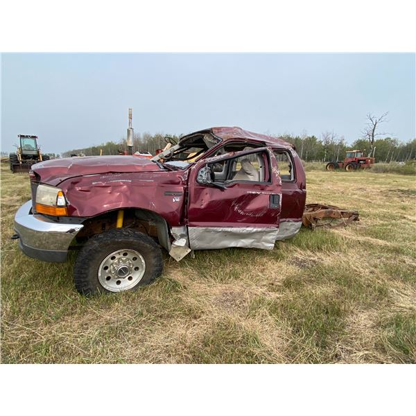 Ford ext. cab burgundy sold for salvage