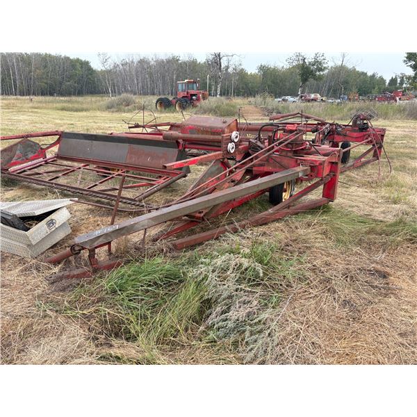 2 versatile swathers and tool box for salvage
