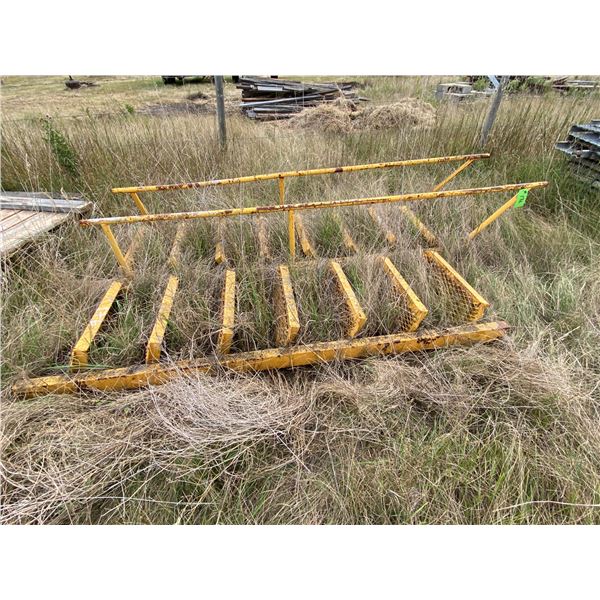 2 yellow steel steps selling together