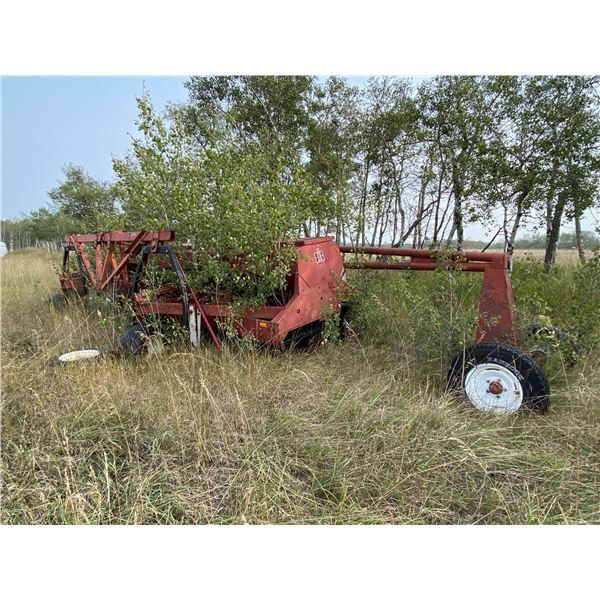 2 IH 6200 Press drills c/w transport