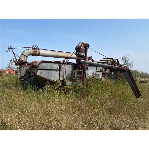 Thrashing Machine on Steel Wheels Sold As Is