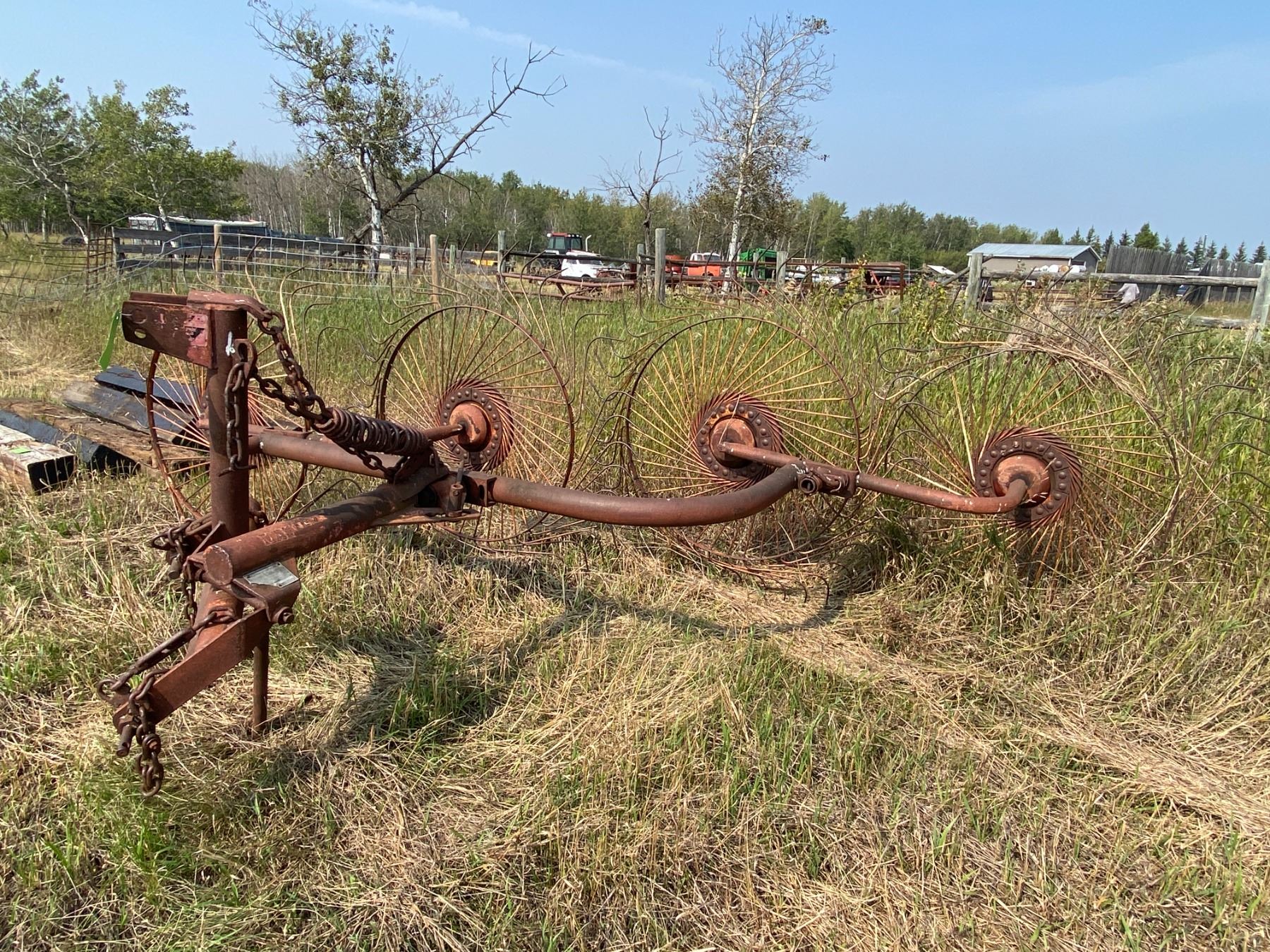 3pt Four Wheel Hay Rake