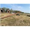 Image 1 : Approx. 6in. x 34ft. Auger c/w Motor & Grain Hopper Sells As Is.