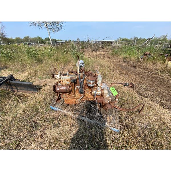 Old Motor & Various Steel Parts