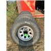 Image 1 : Four 8 Hole Mags c/w 75R16 Tires (Decent)